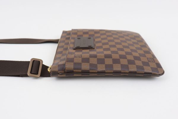 Louis Vuitton Damier Ebene Brooklyn Pochette Plate Bag #3