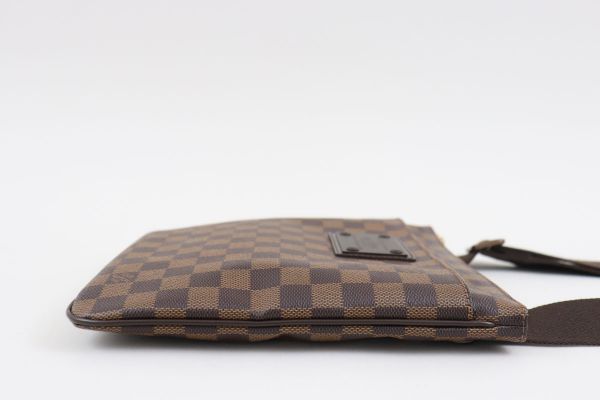 Louis Vuitton Damier Ebene Brooklyn Pochette Plate Bag #4