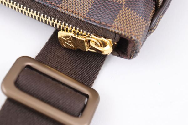 Louis Vuitton Damier Ebene Brooklyn Pochette Plate Bag #8