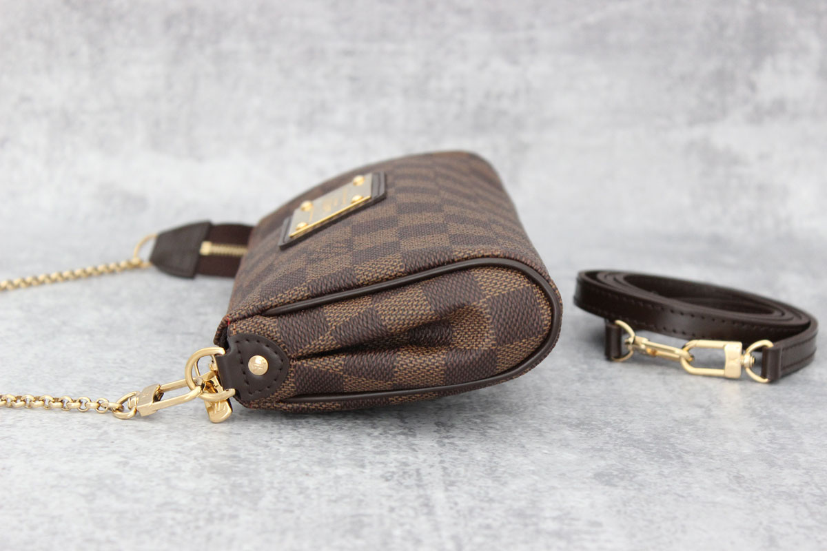 Louis Vuitton Damier Ebene Eva Handle Bag – Changes Luxury Consignment