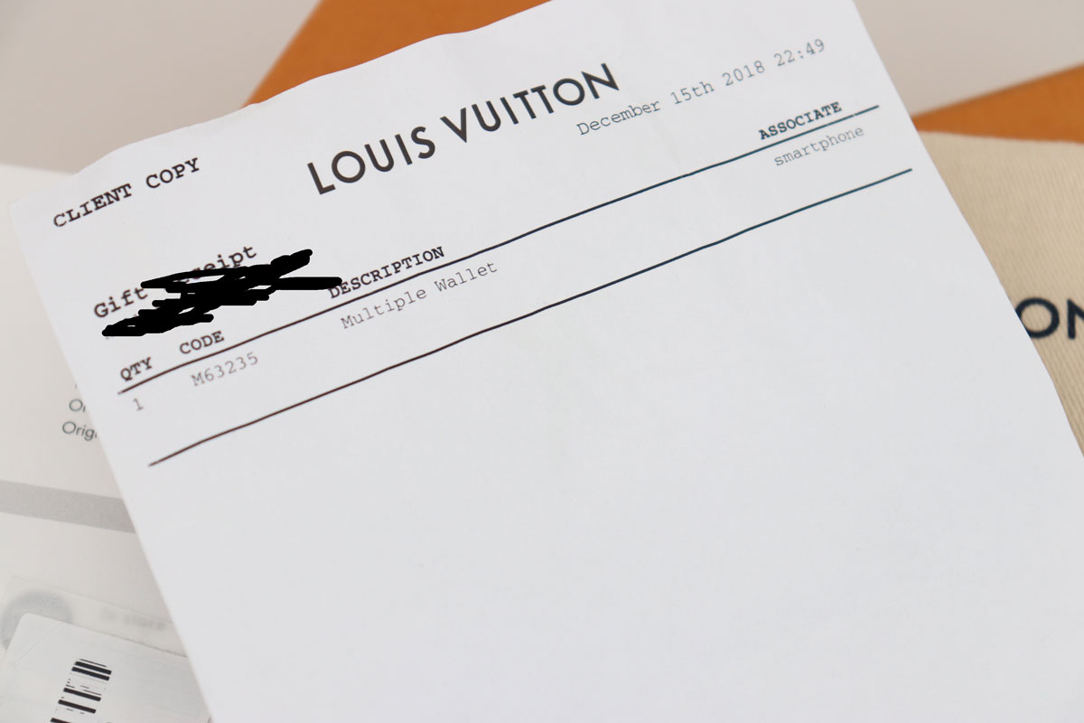 M63235 Louis Vuitton Fall-Winter 2018 Multiple Wallet-Dark Infinity