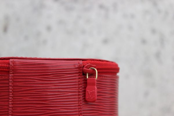 Louis Vuitton Red Epi Ecrin Bijoux Watch & Jewelry Case #5