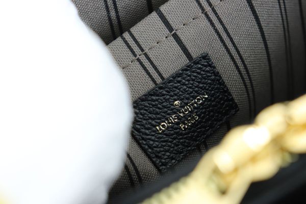 Louis Vuitton Black Monogram Empreinte Montaigne MM #14