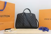 Louis Vuitton Black Monogram Empreinte Montaigne GM
