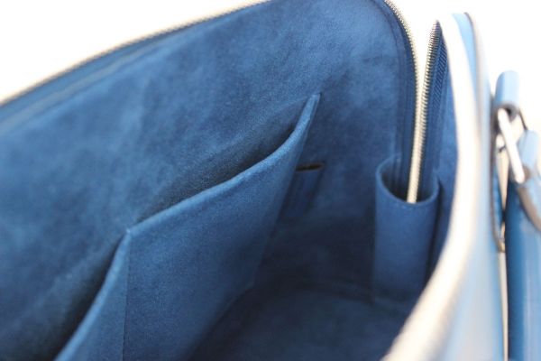 Louis Vuitton Epi Leather Alma PM Cyan Blue #13