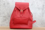 Louis Vuitton Red Epi Leather Special Edition Principaute De Monaco Backpack