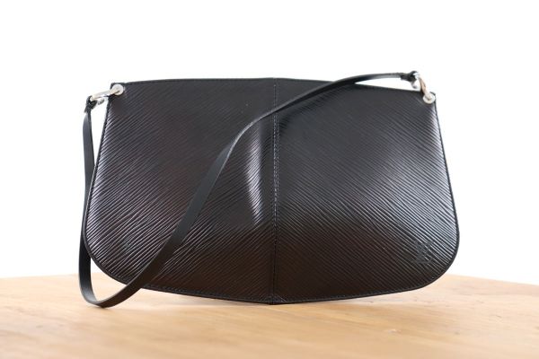 Louis Vuitton black epi leather Demi Lune #2