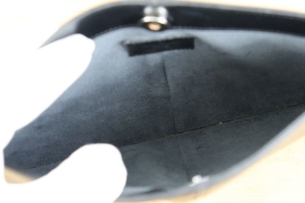 Louis Vuitton black epi leather Demi Lune #9