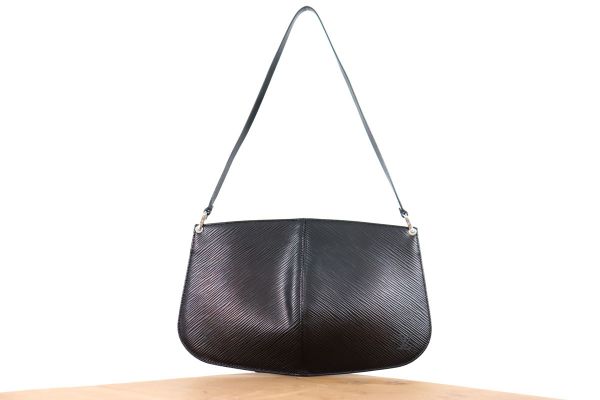 Louis Vuitton black epi leather Demi Lune #1