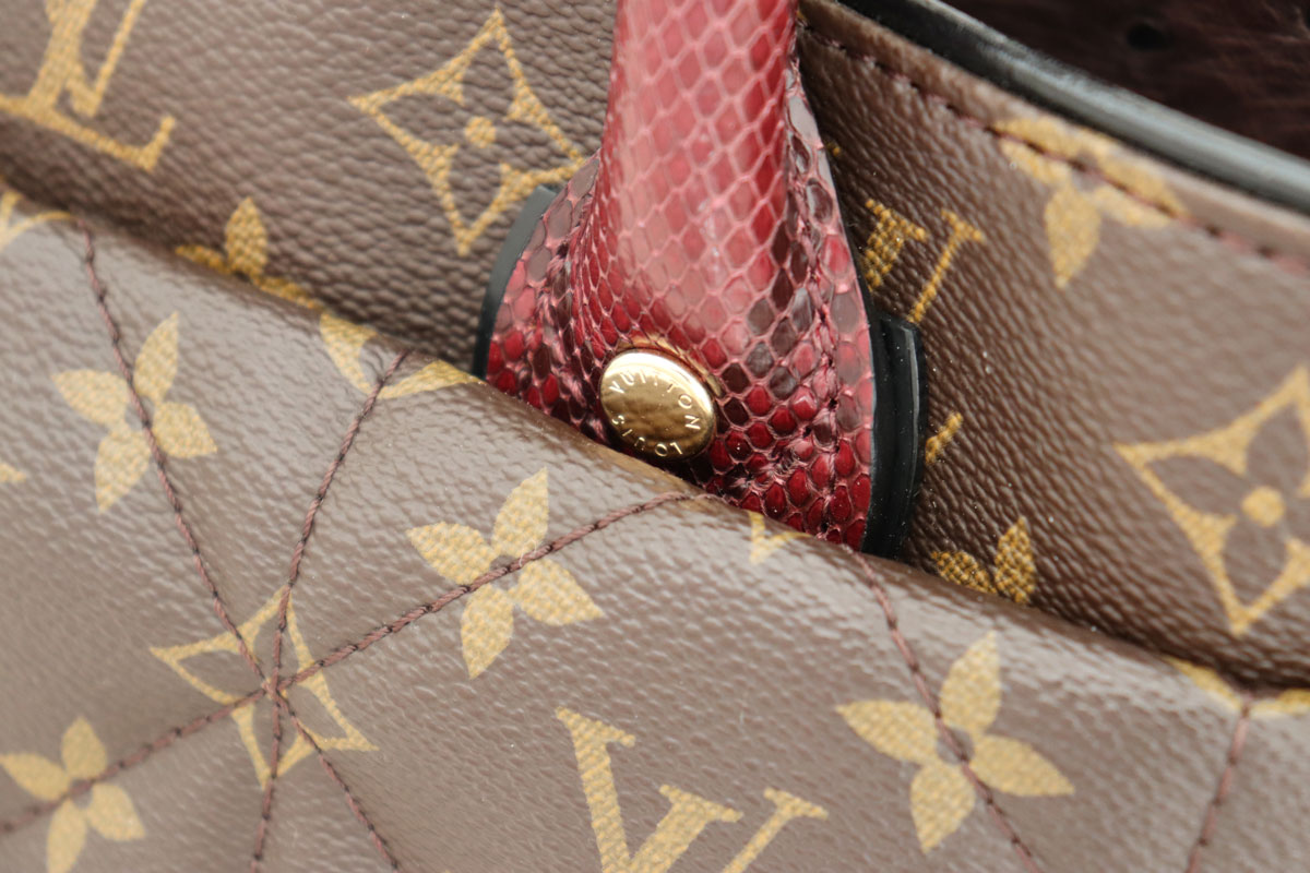 Louis Vuitton Monogram Python & Ostrich Etoile Exotique MM - Brown Handle  Bags, Handbags - LOU748260