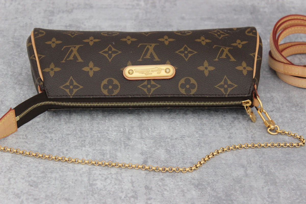 louis vuitton monogram eva clutch at Jill's Consignment