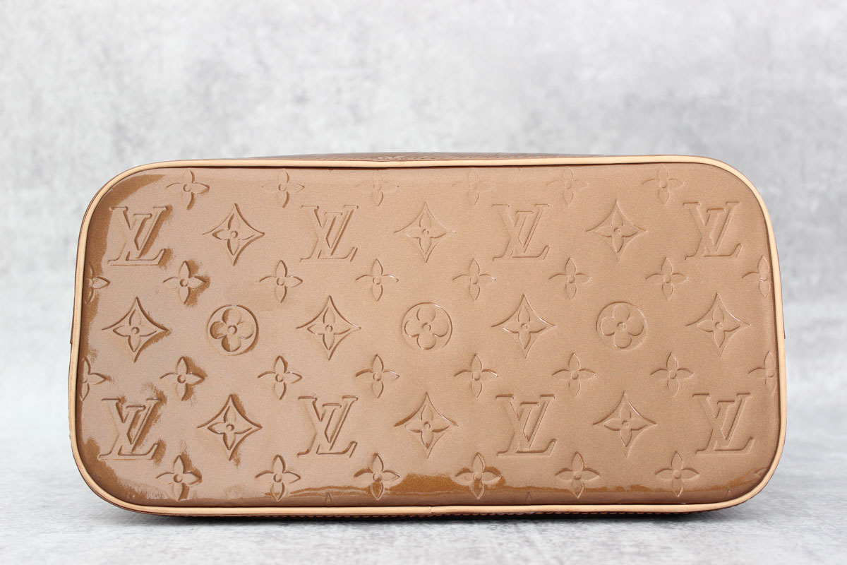 Louis Vuitton Bronze Monogram Vernis Houston Bag at Jill&#39;s Consignment