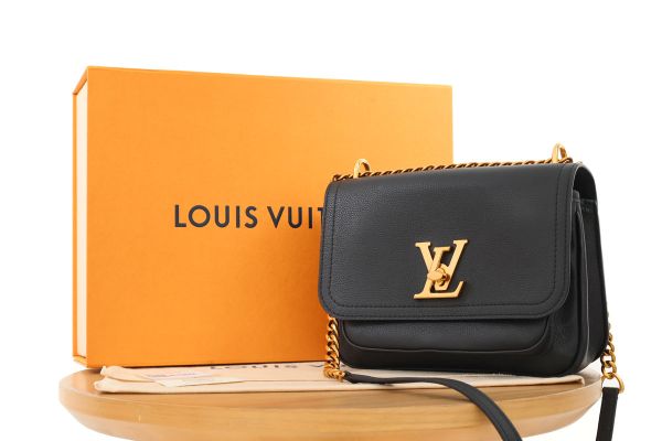 Louis Vuitton Black LockMe Chain Bag PM #17