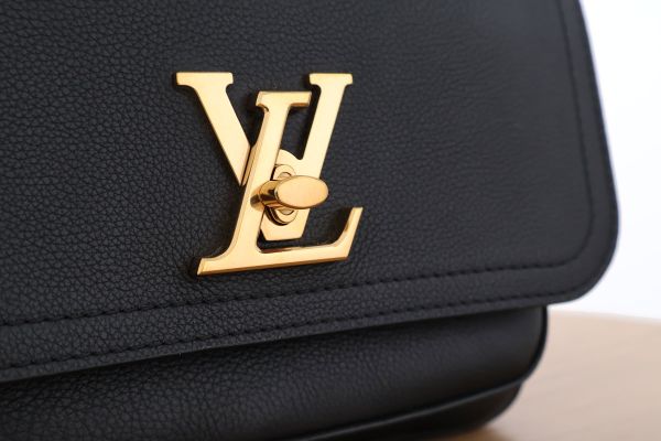 Louis Vuitton Black LockMe Chain Bag PM #11