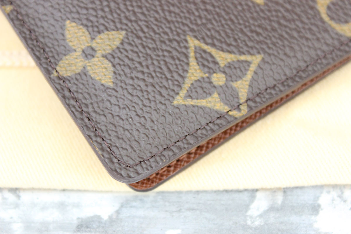 Louis Vuitton Passport Cover in Monogram with Dark Burgundy Crossgrain  Lining - SOLD