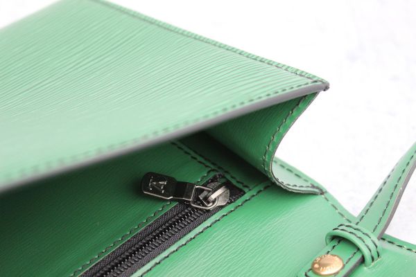 Louis Vuitton Pochette Arche Green Epi Leather #11