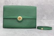 Louis Vuitton Pochette Arche Green Epi Leather