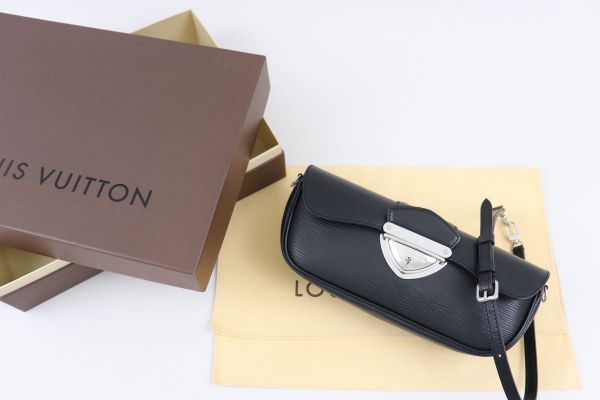 Louis Vuitton Epi Montaigne Clutch Black