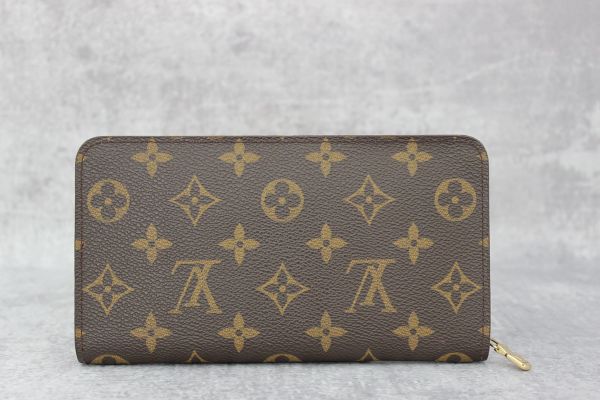 Louis Vuitton Monogram Porte Monnaie Zippe Zippered Wallet #2
