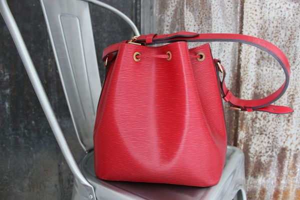 Louis Vuitton Red Epi Leather Petite Noe #3