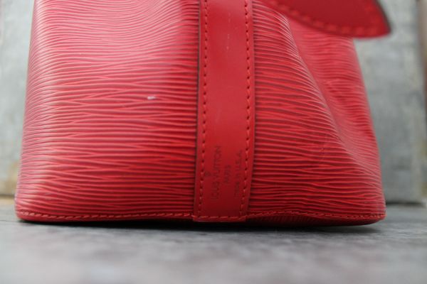 Louis Vuitton Red Epi Leather Petite Noe #8