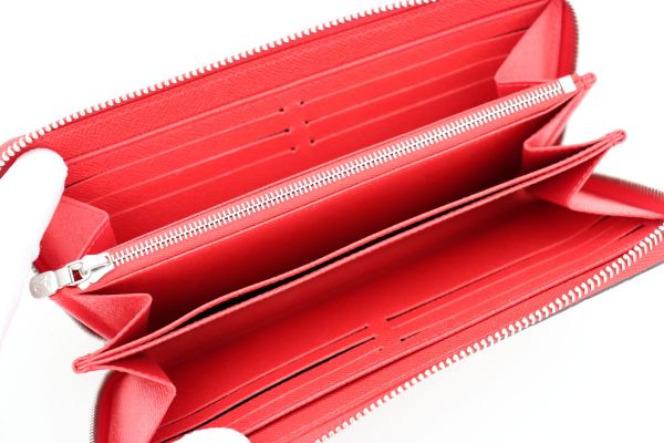Louis Vuitton Red Epi Leather Zippy Wallet #10