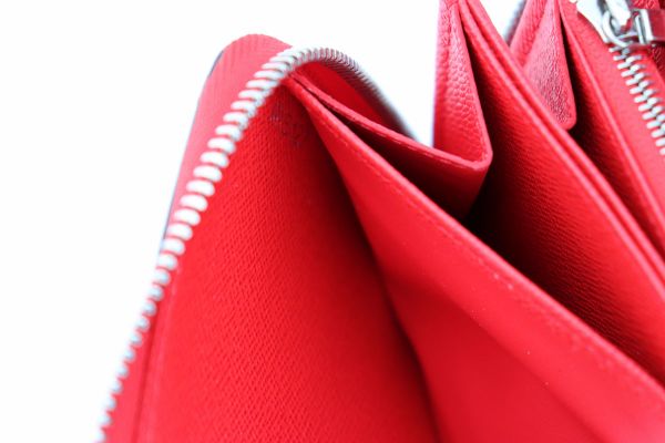 Louis Vuitton Red Epi Leather Zippy Wallet #12