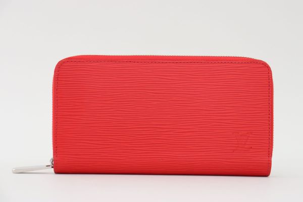 Louis Vuitton Red Epi Leather Zippy Wallet #3