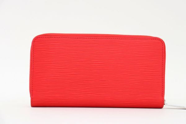 Louis Vuitton Red Epi Leather Zippy Wallet #4