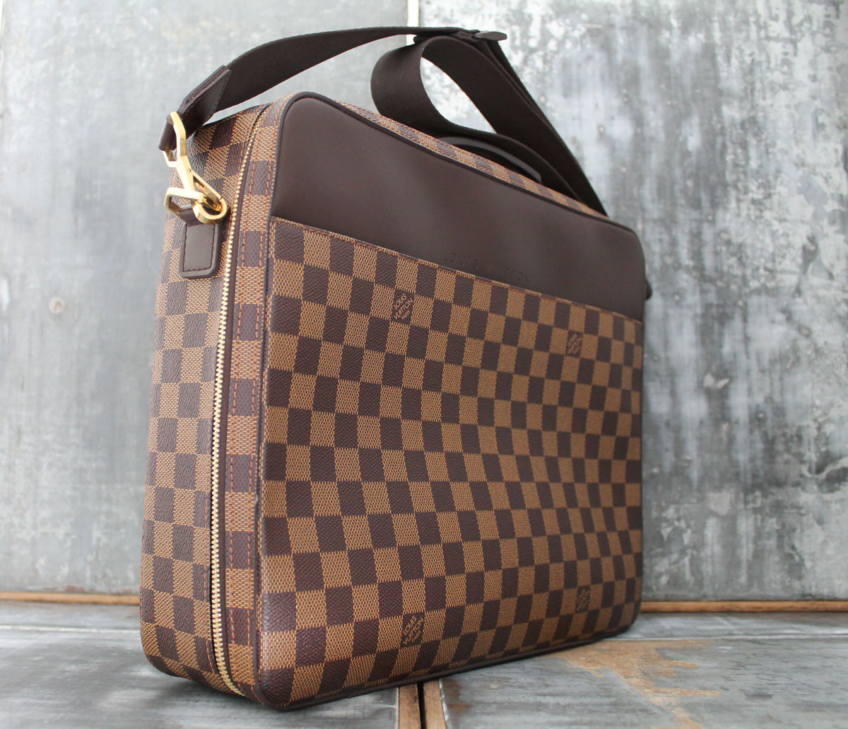 Louis Vuitton Damier Ebene SABANA Computer Case
