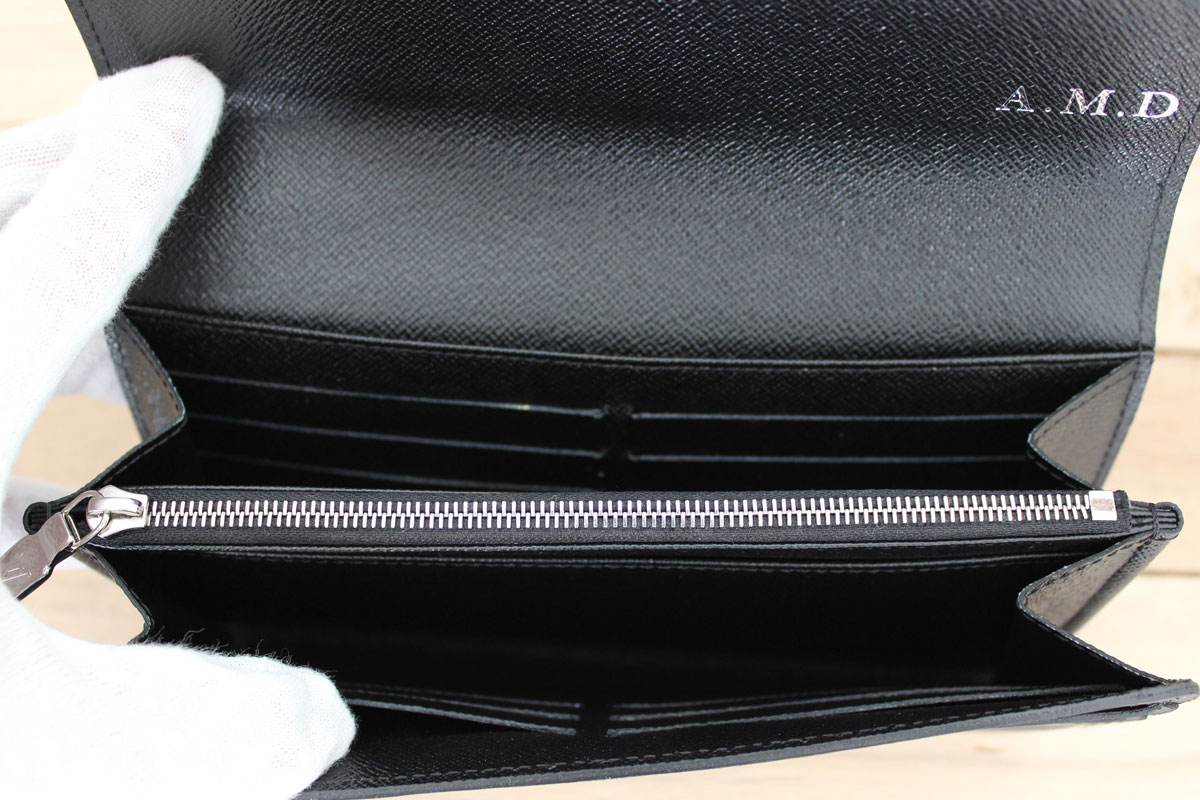 Louis Vuitton Black Sarah Lv497 Epi Leather Wallet