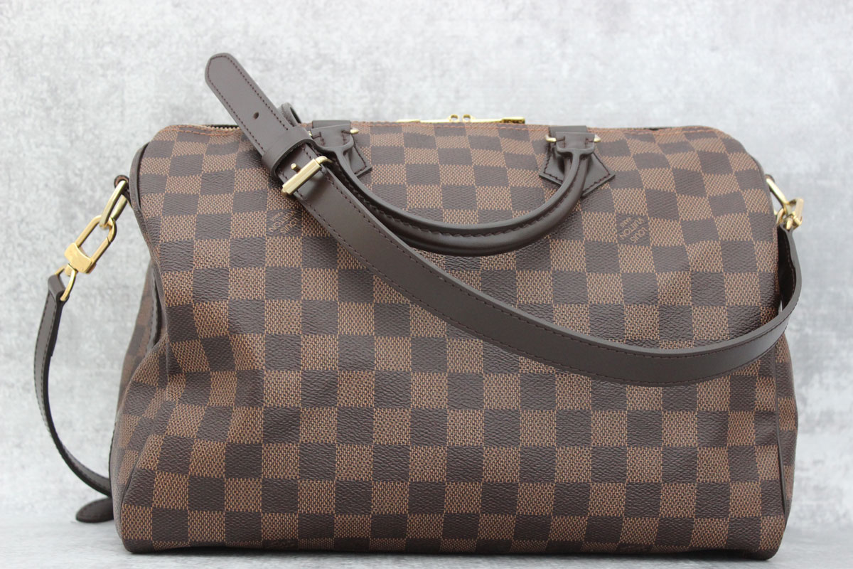 Louis Vuitton Speedy 30 Bandouliere Damier Ebene Bag