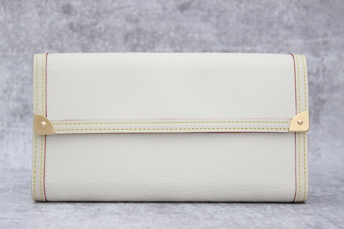LOUIS VUITTON Taupe Suhali Wallet – Pretty Things Hoarder