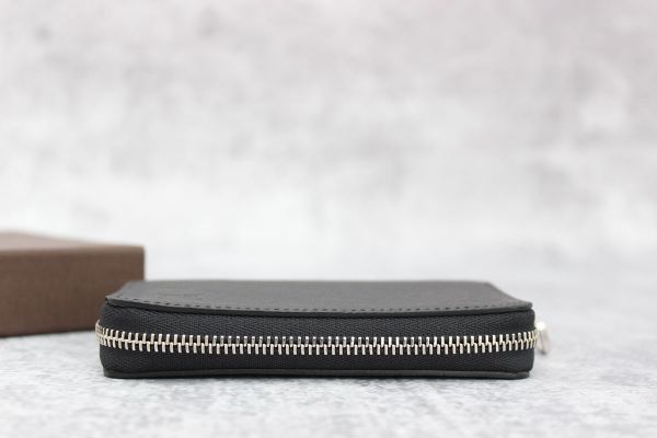 Louis Vuitton Ardoise Taiga Leather Zippy Coin Purse Vertical #4