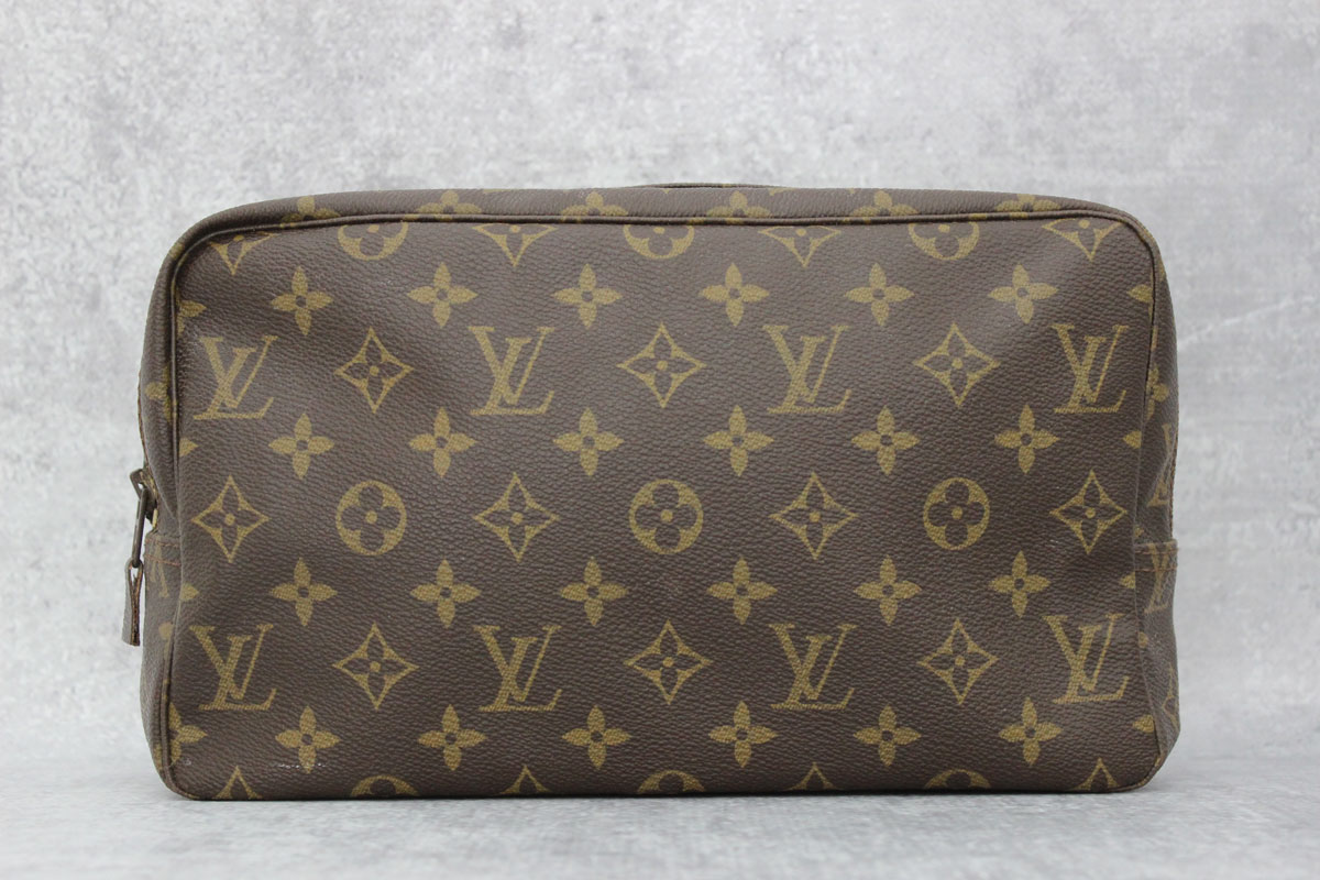 Louis Vuitton Monogram Trousse Toilette 28 Clutch Bag M47522 LV