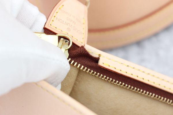 Louis Vuitton Vachetta Leather Petit Bucket Bag with Pouch #7