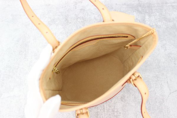 Louis Vuitton Vachetta Leather Petit Bucket Bag with Pouch #9
