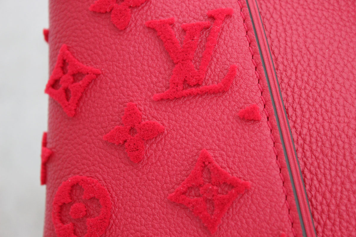 Louis Vuitton Veau Cachemire W BB Tote Red