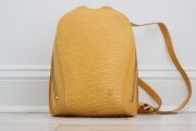 Louis Vuitton Yellow Epi Leather Mabillon Backpack