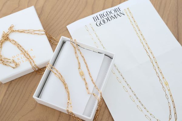 Monica Rich Kosann 18KT Paperclip Necklace