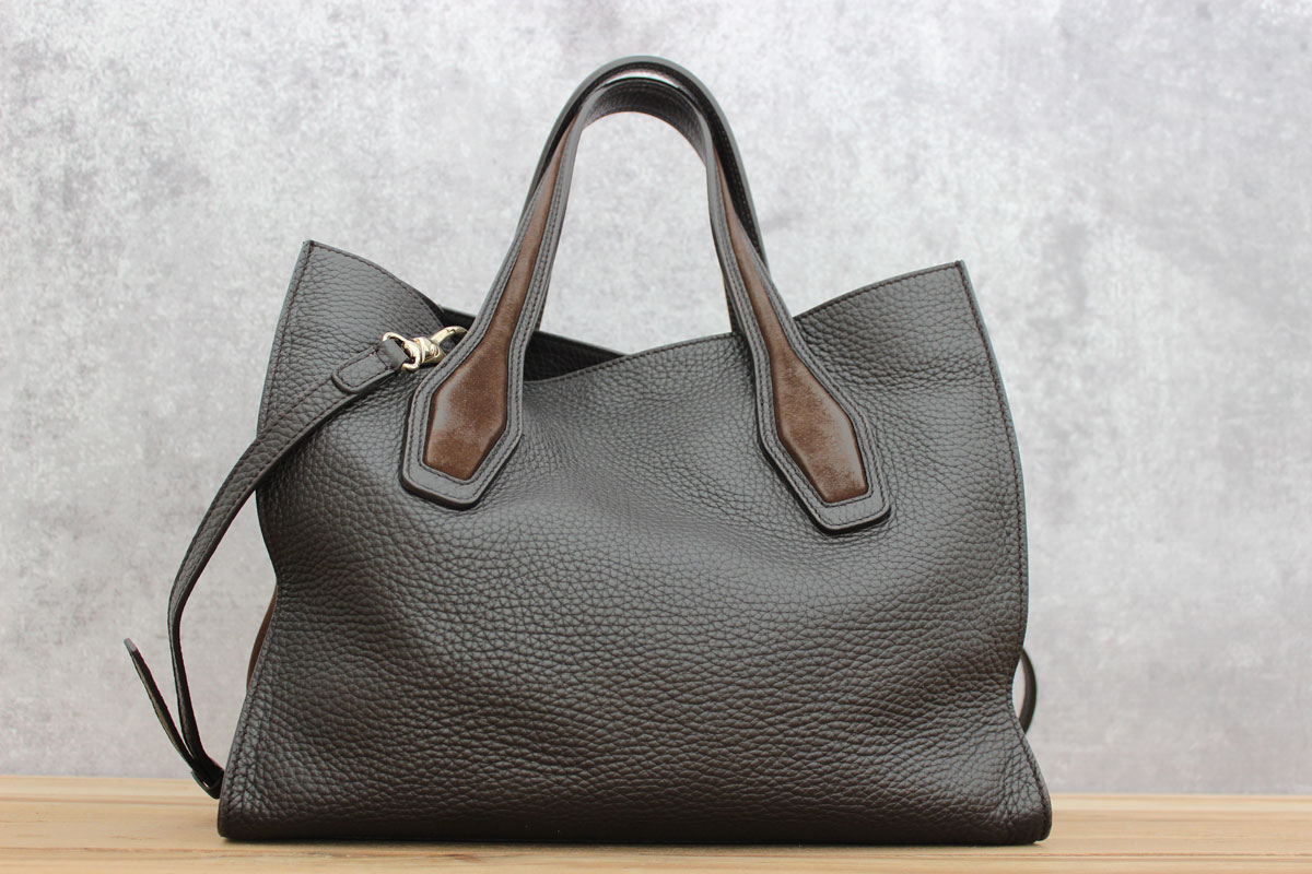 Tod's Brown Suede & Leather Tote