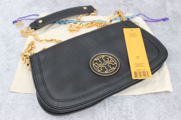 Tory Burch Amanda Logo Clutch at Jill