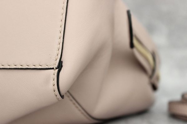 Valentino Blush Leather Crystal Embellished Tote Bag #10