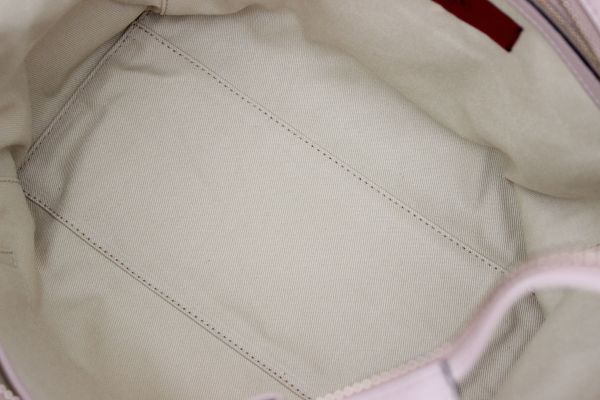 Valentino Blush Leather Crystal Embellished Tote Bag #6