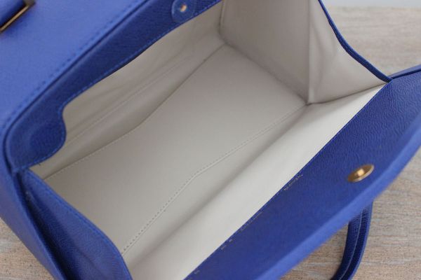 Valextra Manzoni Structured Box Bag Royal Blue #7