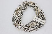 David Yurman Four Row Multi Chain Bracelet