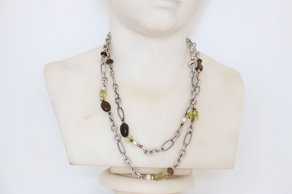 David Yurman Bijoux Figaro Multi Stone 